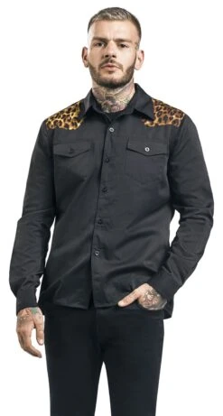 "Leo Panel" Langarmhemd Schwarz/leo Von Banned Alternative 10 "Leo Panel" Langarmhemd Schwarz/leo Von Banned Alternative -Stil Tanz Verkaufsgeschäft 448291wa