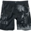 "Badeshorts Mit Print Black Premium" Badeshort Schwarz Von Black Premium By EMP 2 "Badeshorts Mit Print Black Premium" Badeshort Schwarz Von Black Premium By EMP -Stil Tanz Verkaufsgeschäft 451392a