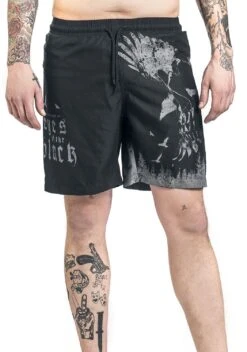 "Badeshorts Mit Print Black Premium" Badeshort Schwarz Von Black Premium By EMP -Stil Tanz Verkaufsgeschäft 451392wa