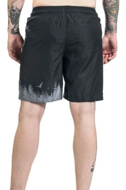 "Badeshorts Mit Print Black Premium" Badeshort Schwarz Von Black Premium By EMP -Stil Tanz Verkaufsgeschäft 451392wb