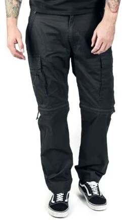 "All Terrain Combi Trouser" Cargohose Schwarz Von Brandit -Stil Tanz Verkaufsgeschäft 452150wa