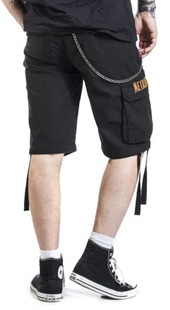 "EMP Signature Collection" Short Schwarz Von Metallica -Stil Tanz Verkaufsgeschäft 454645wb