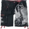 "EMP Signature Collection" Short Multicolor Von Amon Amarth -Stil Tanz Verkaufsgeschäft 454652a