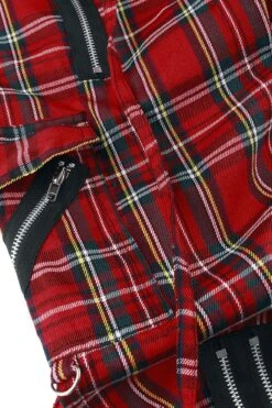 "Avengence Check" Stoffhose Rot Von Banned Alternative -Stil Tanz Verkaufsgeschäft 456634d