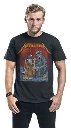 "S&M2 Cello Reaper" T-Shirt Schwarz Von Metallica -Stil Tanz Verkaufsgeschäft 456775wa