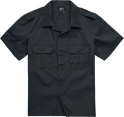 "Ripstop 1/2 Arm" Kurzarmhemd Schwarz Von Brandit