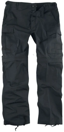 "Ripstop Slim Fit Kombitrousers" Cargohose Schwarz Von Brandit