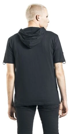 "Lucius Top" T-Shirt Schwarz Von Poizen Industries -Stil Tanz Verkaufsgeschäft 463674wb