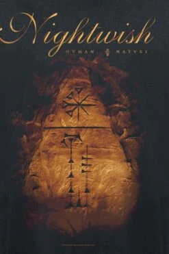 "Human. :||: Nature." Langarmshirt Schwarz Von Nightwish -Stil Tanz Verkaufsgeschäft 465655d