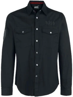 "EMP Signature Collection" Langarmhemd Schwarz/rot Von Kiss 12 "EMP Signature Collection" Langarmhemd Schwarz/rot Von Kiss -Stil Tanz Verkaufsgeschäft 470820c