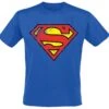 "Crest" T-Shirt Blau Von Superman -Stil Tanz Verkaufsgeschäft 471679a