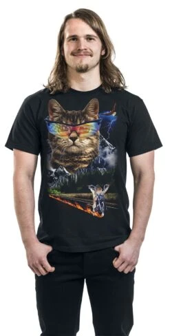 "Meow For Freedom" T-Shirt Schwarz Von Goodie Two Sleeves -Stil Tanz Verkaufsgeschäft 476982wa