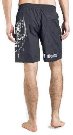 "EMP Signature Collection" Badeshort Schwarz/weiß Von Motörhead -Stil Tanz Verkaufsgeschäft 480303wb