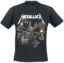 "Skull Moth" T-Shirt Schwarz Von Metallica