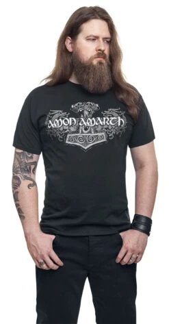 "Viking Horses" T-Shirt Schwarz Von Amon Amarth 12 "Viking Horses" T-Shirt Schwarz Von Amon Amarth -Stil Tanz Verkaufsgeschäft 488088wa
