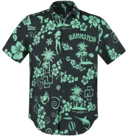 "Mein Land" Kurzarmhemd Schwarz/grün Von Rammstein