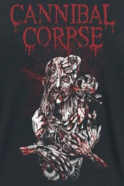 "Destroyed Without A Trace" T-Shirt Schwarz Von Cannibal Corpse -Stil Tanz Verkaufsgeschäft 494398d
