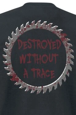 "Destroyed Without A Trace" T-Shirt Schwarz Von Cannibal Corpse -Stil Tanz Verkaufsgeschäft 494398d2