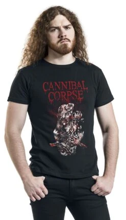 "Destroyed Without A Trace" T-Shirt Schwarz Von Cannibal Corpse -Stil Tanz Verkaufsgeschäft 494398wa