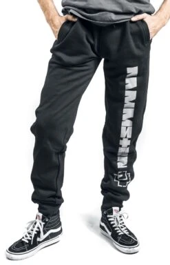 "Logo" Trainingshose Schwarz Von Rammstein -Stil Tanz Verkaufsgeschäft 495239wa