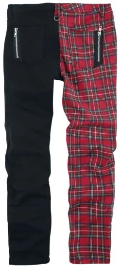 "Split Pants" Stoffhose Rot/schwarz Von Banned Alternative 7 "Split Pants" Stoffhose Rot/schwarz Von Banned Alternative -Stil Tanz Verkaufsgeschäft 497638b