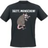 "Igitt, Menschen" T-Shirt Schwarz Von Tierisch -Stil Tanz Verkaufsgeschäft 507599a