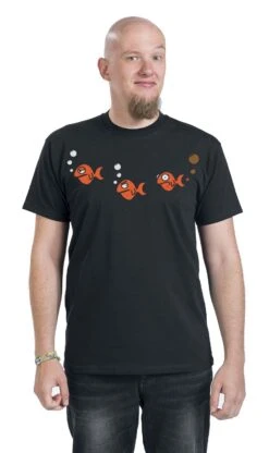 "Ooops!" T-Shirt Schwarz Von Tierisch -Stil Tanz Verkaufsgeschäft 508016wa