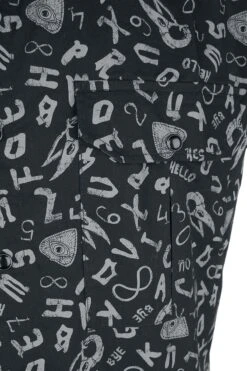 "Kurzarmhemd Mit Symbolen" Kurzarmhemd Schwarz Von Gothicana By EMP -Stil Tanz Verkaufsgeschäft 508195d