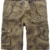 "EMP Signature Collection" Short Khaki Von AC/DC -Stil Tanz Verkaufsgeschäft 509042a