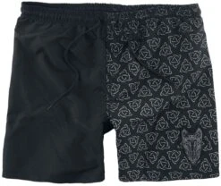 "Badeshorts Mit Keltischem Print" Badeshort Schwarz/grau Von Black Premium By EMP