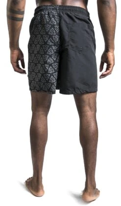 "Badeshorts Mit Keltischem Print" Badeshort Schwarz/grau Von Black Premium By EMP -Stil Tanz Verkaufsgeschäft 511378wb