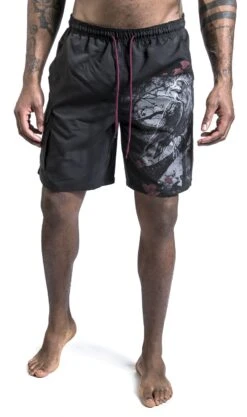 "Badeshorts Mit Print" Badeshort Schwarz Von Black Premium By EMP -Stil Tanz Verkaufsgeschäft 511380wa
