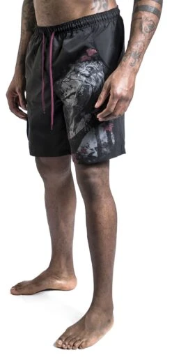 "Badeshorts Mit Print" Badeshort Schwarz Von Black Premium By EMP -Stil Tanz Verkaufsgeschäft 511380wa2