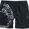 "Badeshorts Mit Batik Motiv" Badeshort Schwarz Von RED By EMP