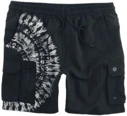 "Badeshorts Mit Batik Motiv" Badeshort Schwarz Von RED By EMP