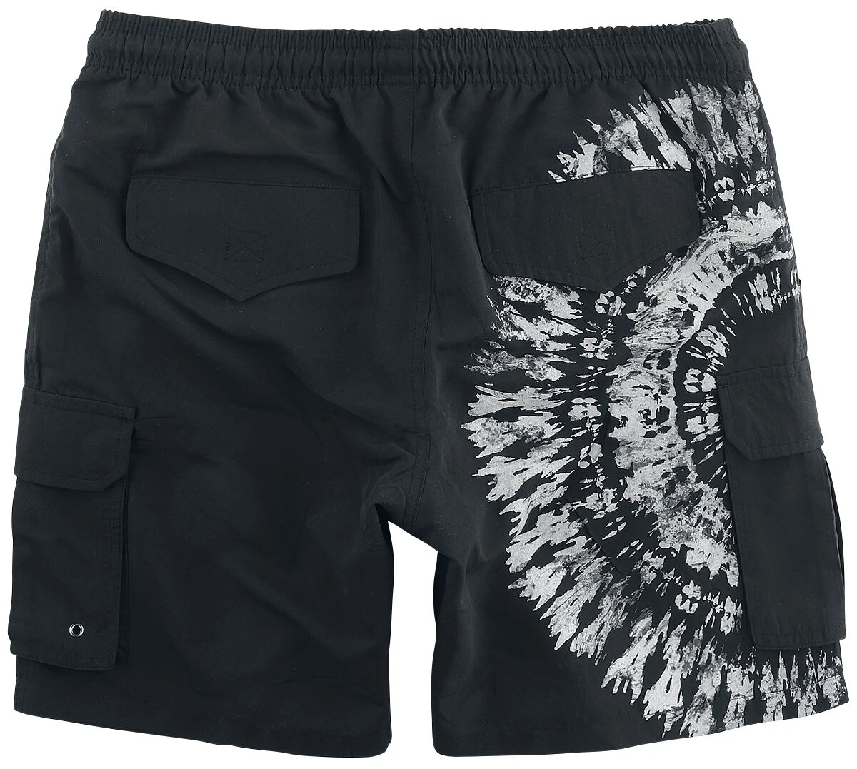 "Badeshorts Mit Batik Motiv" Badeshort Schwarz Von RED By EMP 4 "Badeshorts Mit Batik Motiv" Badeshort Schwarz Von RED By EMP – Bild 2