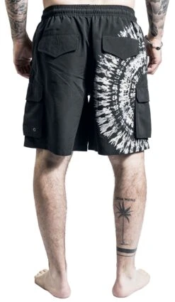 "Badeshorts Mit Batik Motiv" Badeshort Schwarz Von RED By EMP 15 "Badeshorts Mit Batik Motiv" Badeshort Schwarz Von RED By EMP -Stil Tanz Verkaufsgeschäft 511473wb