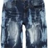 "Shorts Mit Starker Waschung" Short Blau Von Rock Rebel By EMP -Stil Tanz Verkaufsgeschäft 512376a