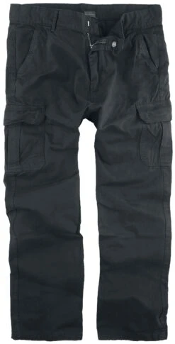 "Straight Leg Cargo Pants" Cargohose Schwarz Von Urban Classics