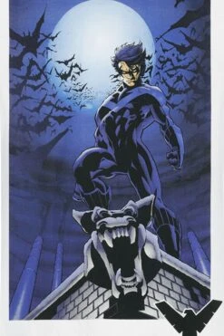 "Gotham Knights - Night Wing" T-Shirt Weiß/blau Von Batman 6 "Gotham Knights - Night Wing" T-Shirt Weiß/blau Von Batman -Stil Tanz Verkaufsgeschäft 514763d