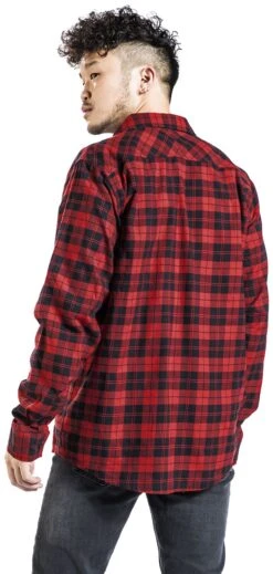 "Riley Flannel Shirt" Flanellhemd Rot Von Vintage Industries 13 "Riley Flannel Shirt" Flanellhemd Rot Von Vintage Industries -Stil Tanz Verkaufsgeschäft 516296wb