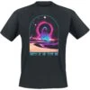 "Galactic" T-Shirt Schwarz Von Queens Of The Stone Age -Stil Tanz Verkaufsgeschäft 516329a