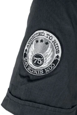 "Luis Vintageshirt Shortsleeve" Kurzarmhemd Schwarz Von Brandit -Stil Tanz Verkaufsgeschäft 518078d