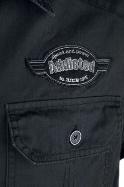 "Luis Vintageshirt Shortsleeve" Kurzarmhemd Schwarz Von Brandit -Stil Tanz Verkaufsgeschäft 518078d3