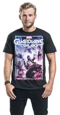 "Guardians Of The Galaxy - Game" T-Shirt Schwarz Von Guardians Of The Galaxy -Stil Tanz Verkaufsgeschäft 518111wa