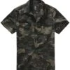 "Roadstar" Kurzarmhemd Darkcamo Von Brandit -Stil Tanz Verkaufsgeschäft 518426a
