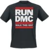 "Walk This Way'" T-Shirt Schwarz Von Run DMC -Stil Tanz Verkaufsgeschäft 519160a