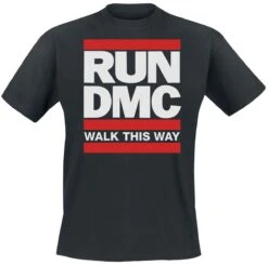 "Walk This Way'" T-Shirt Schwarz Von Run DMC