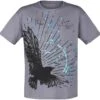 "T-Shirt Mit Rabenprint" T-Shirt Lila Von Black Premium By EMP -Stil Tanz Verkaufsgeschäft 519928a