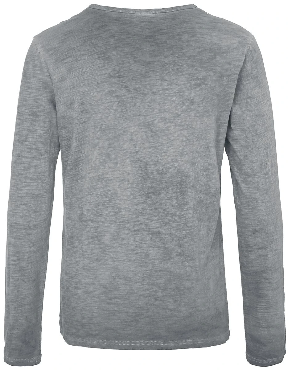 "Dan" Langarmshirt Grau Von Forplay 4 "Dan" Langarmshirt Grau Von Forplay – Bild 2